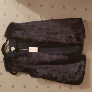 NWT a new day Faux Fur Fluffy Vest